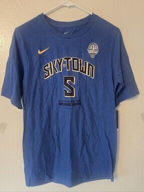 NWT Nike Chicago Sky Angel Reese #5 Skytown Rebel Edition Tee - Youth XL 18/20